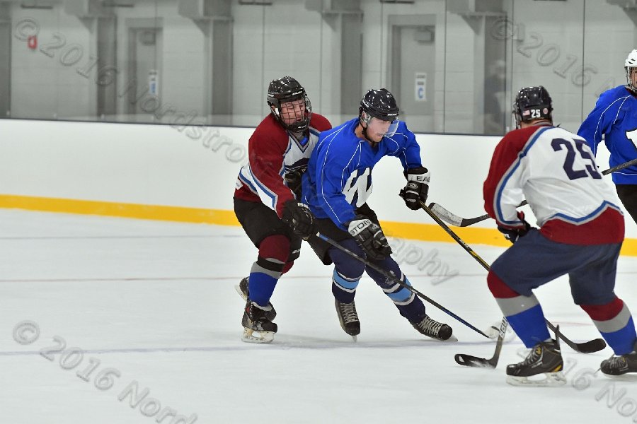 Wheaton College Men\'s Ice Hockey vs Middlesex Community College. - Photo By: KEITH NORDSTROM